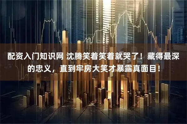 配资入门知识网 沈腾笑着笑着就哭了！藏得最深的忠义，直到牢房大笑才暴露真面目！